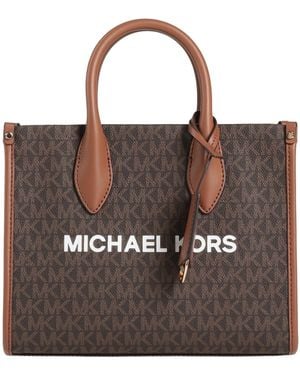 MICHAEL Michael Kors Dark Handbag Textile Fibers - Brown