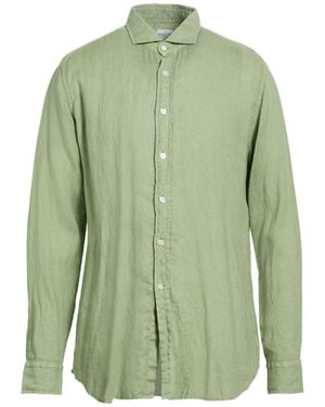 Bagutta Light Shirt Linen - Green