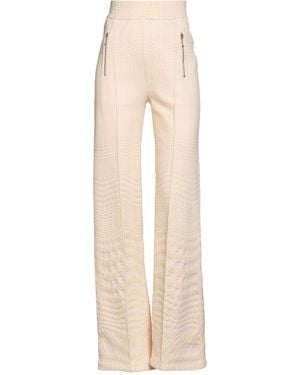 Burberry Trousers Wool, Polyester, Polyamide, Elastane - Natural