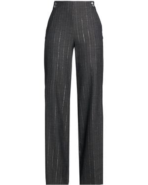 SIMONA CORSELLINI Pants Polyester, Viscose, Wool, Elastane - Gray