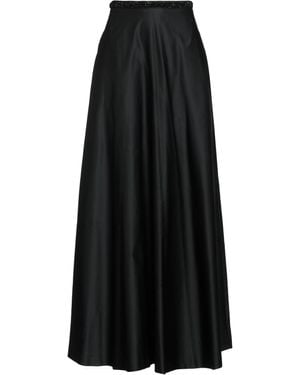 Max Mara Maxi Skirt Polyester, Cotton - Black