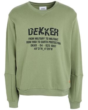 Dekker Military Sweatshirt Cotton, Elastane - Green