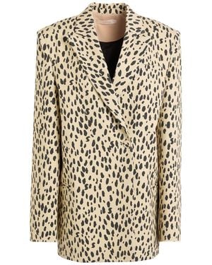 Ssheena Blazer Polyethylene, Virgin Wool, Elastane - White
