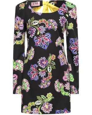 Gina Gorgeous Mini Dress Polyester, Elastane - Black