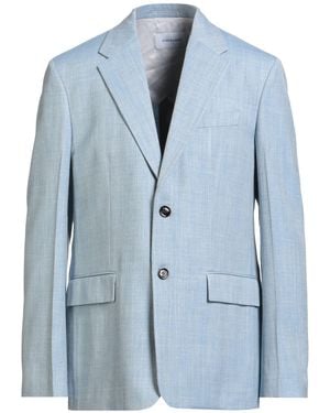 Ferragamo Blazer Virgin Wool, Silk, Linen, Polyamide - Blue
