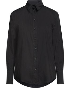 Manila Grace Shirt Cotton, Polyamide, Elastane - Black