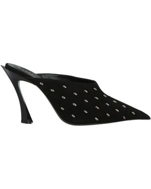 Mugler Mules & Clogs Leather - Black