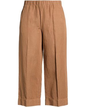 ROSSO35 Pants Cotton, Linen - Brown