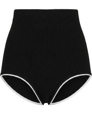 Jacquemus Shorts & Bermuda Shorts Virgin Wool, Polyamide - Black