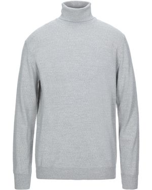 Vneck Rollkragenpullover - Grau