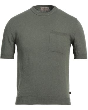 Irish Crone Jumper Cotton - Grey