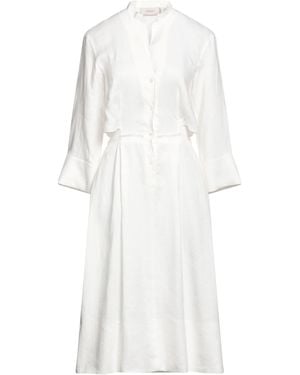 Agnona Midi Dress - White