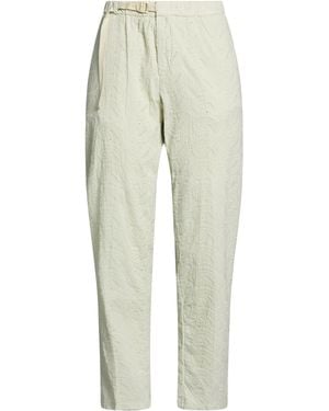 White Sand Pants Cotton - Multicolor