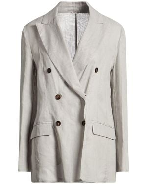 Brunello Cucinelli Light Blazer Cotton - Gray
