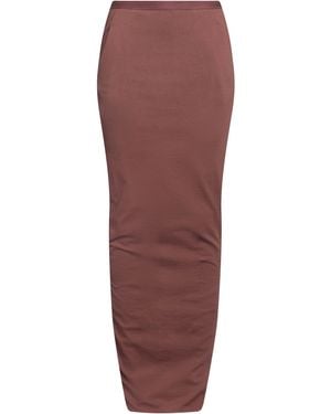 Rick Owens Maxi Skirt Cotton - Purple