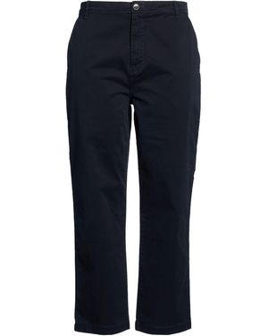 Woolrich Midnight Pants Cotton, Elastane - Blue