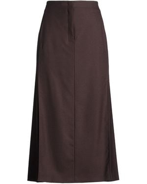 Theory Midi Skirt - Brown