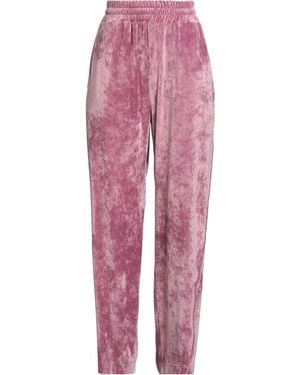 Gcds Antique Rose Pants Polyester, Elastane - Red