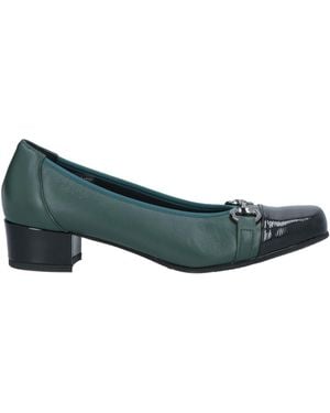 DONNA|R R Pumps Leather - Green