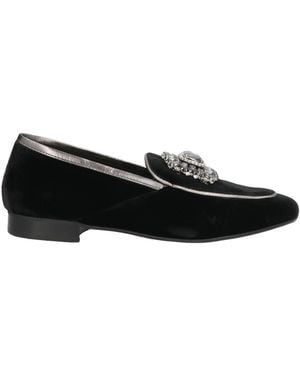 Hego's Loafers Textile Fibers - Black