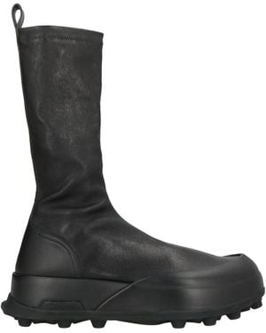 Jil Sander Boot Synthetic Fibres - Black