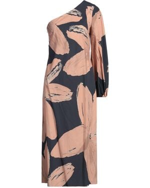 Liviana Conti Blush Midi Dress Cotton, Polyamide, Elastane - Pink
