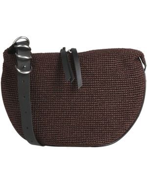 Rag & Bone Chocolate Cross-Body Bag Paper Yarn - Brown