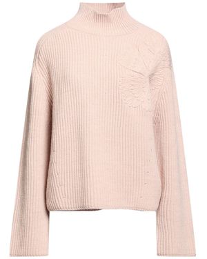 Liu Jo Blush Turtleneck Acrylic, Wool - Pink