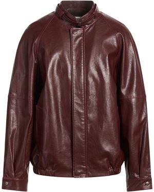 MM6 by Maison Margiela Brick Jacket Polyester, Polyurethane - Brown
