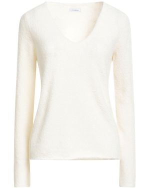 Malo Ivory Jumper Cashmere, Polyamide - White