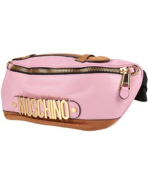 Moschino Belt Bag Leather - Pink
