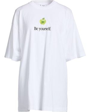 Vetements T-Shirt Cotton, Elastane - White
