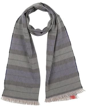 Hackett Military Scarf Wool - Gray