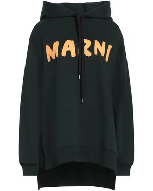 Marni Dark Sweatshirt Cotton - Black
