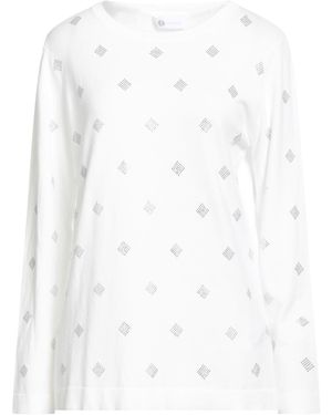 Diana Gallesi Sweater Viscose, Polyamide - White