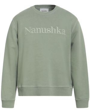 Nanushka Sweatshirt Recycled Cotton, Organic Cotton, Elastane - Green