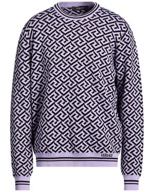 Versace Sweater Virgin Wool, Cotton - Blue