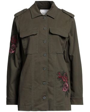 Blugirl Blumarine Military Jacket Cotton, Elastane - Green