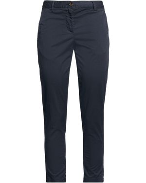 White Sand Trousers Cotton, Elastane - Blue