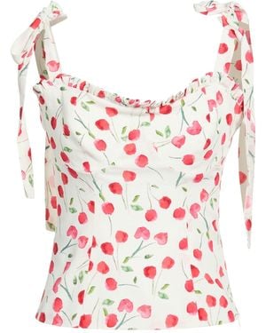 Mar De Margaritas Tops - White