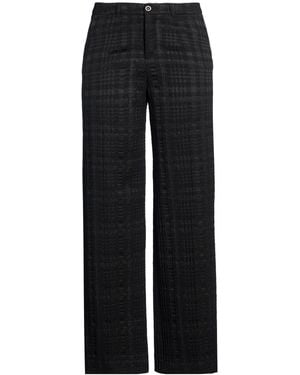 Xandres Trousers Cotton, Polyester, Metallic Fibre, Elastane - Black