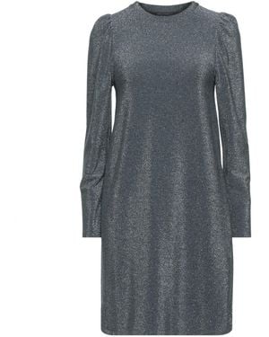 Ottod'Ame Lead Mini Dress Viscose, Nylon, Polyester, Elastane - Gray