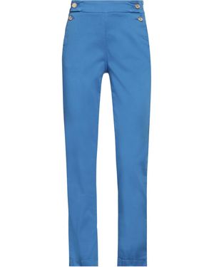 Liu Jo Trousers Cotton, Elastane - Blue