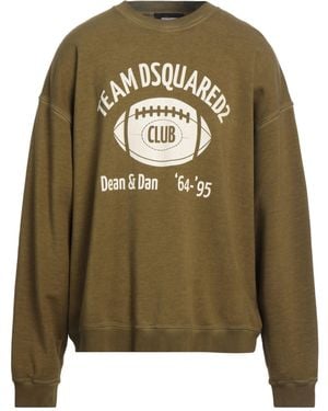 DSquared² Military Sweatshirt Cotton - Green
