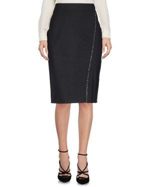 Angelo Marani Midi Skirt - Black