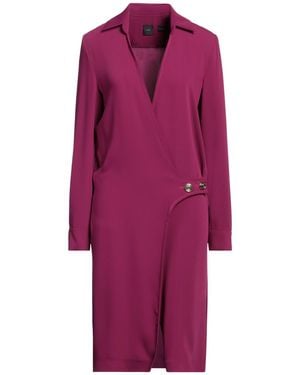 Pinko Midi Dress Polyester - Purple