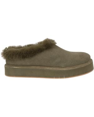 Palomitas By Paloma Barcelo' Military Mules & Clogs Leather - Green