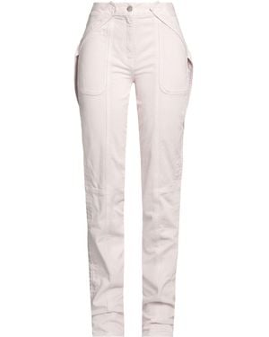 Valentino Garavani Pants Cotton, Lambskin - White