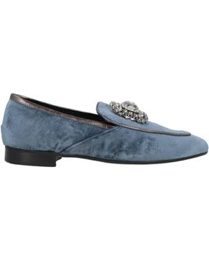 Ovyè Loafers Textile Fibers, Leather - Blue