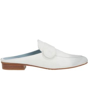 Alberto Guardiani Mules & Clogs Leather - White